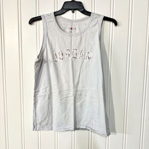 Air Jordan Shirt Mens Size Medium Light Purple Graphic Athletic Slim Fitting